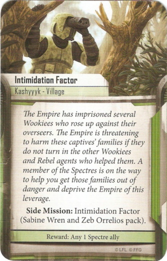 Sabine Wren and Zeb Orrelios card: /images/greenSideMissions/Intimidation Factor.jpg
